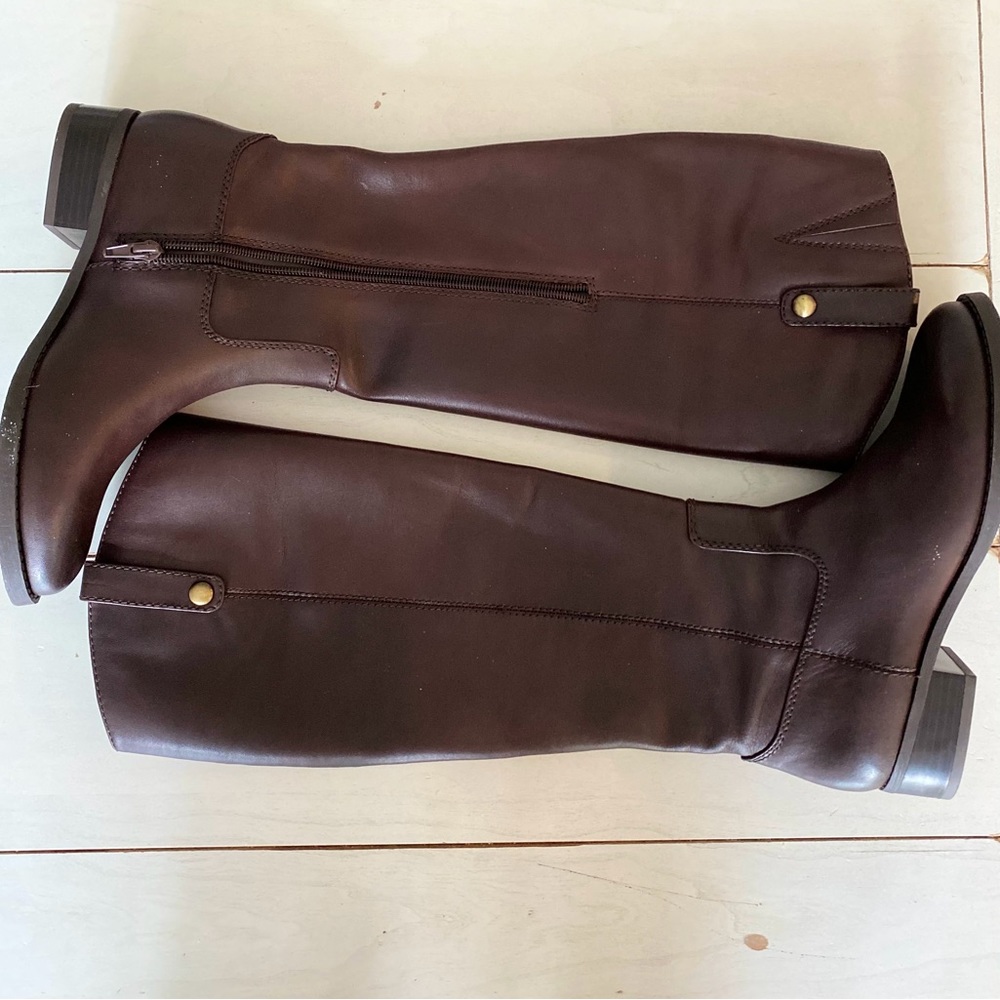 INC Brown Leather Boots
